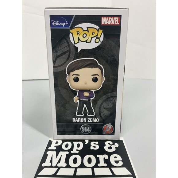 Funko Pop! The Falcon And The Winter Soldier: Baron Zemo 964 Figure W/Box Damage - Picture 5 of 12